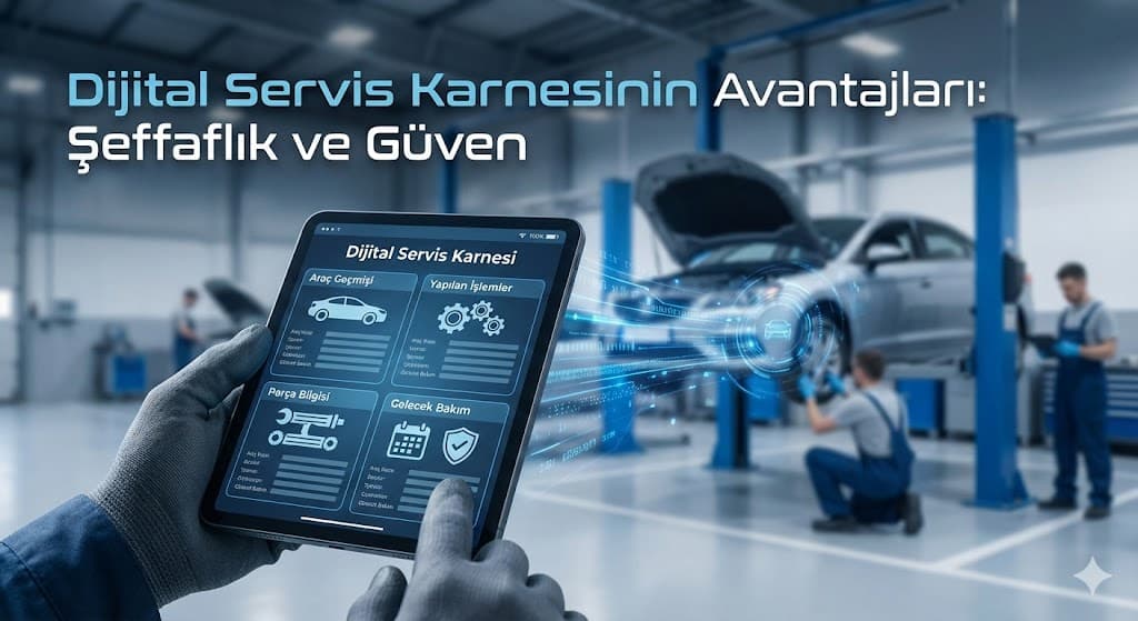 Dijital servis karnesi ve araç takip sistemi