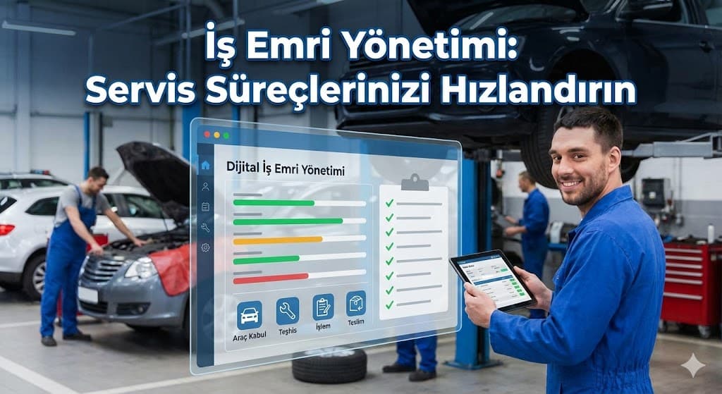 Dijital iş emri yönetim sistemi